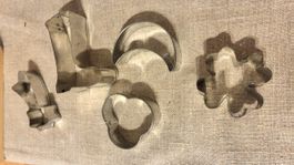 5 Plätzchenausstecher Set verschiedene Formen gebrauc