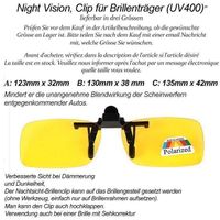 1 Nachtsicht Clip zu Brille Night Vision, wählbar 3 Grössen