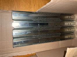 8 x USM Haller Teleskopschienen 50cm 500mm Tiefe