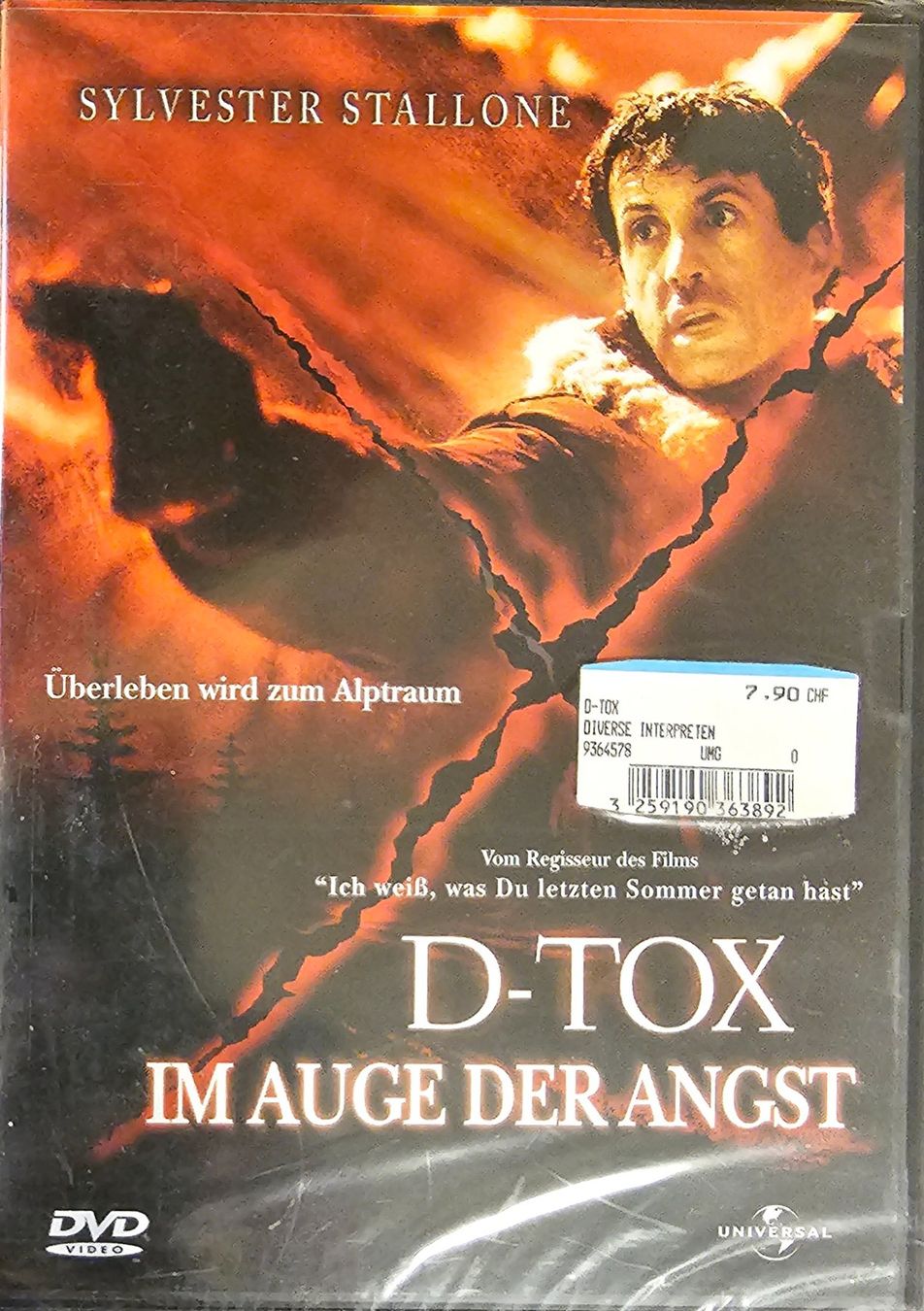 Tutti i DVDs: D-Tox - Im Auge der Angst – Nuovo e nell'imballaggio originale da Wahlen b. Laufen venduto da Cg10