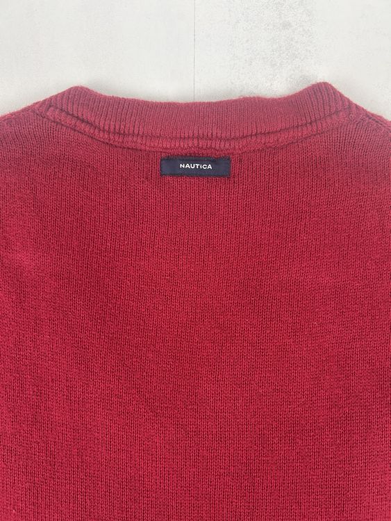 Pull sans manches rouge Nautica, taille L 8