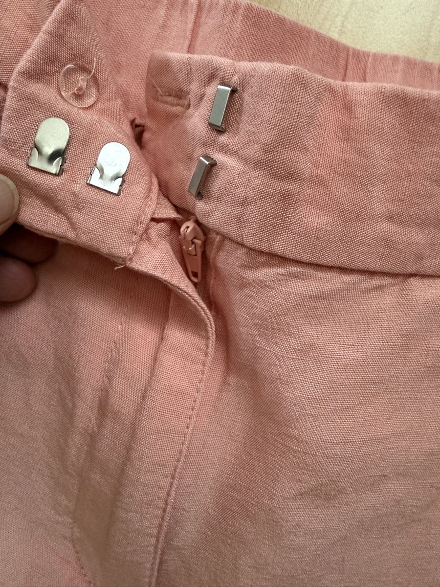 H&M Pantaloni: H&M Leinenhose lachsfarbe Gr. 34  – Usato da Horw venduto da ast_b5c6 2