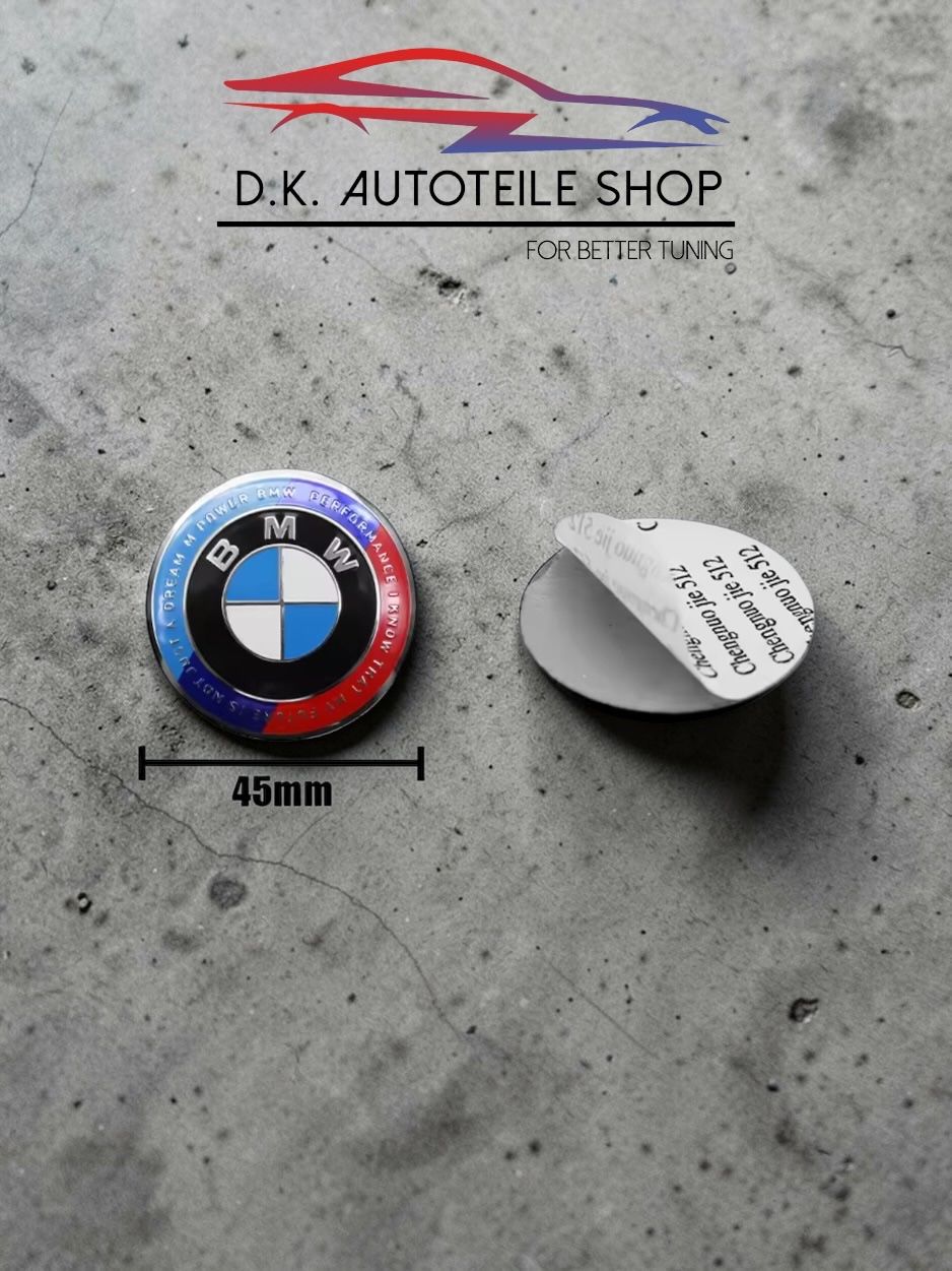 BMW Tutti pezzi di ricambio auto: BMW Lenkrad Emblem Logo 45mm Neu – Nuovo e nell'imballaggio originale da Balsthal venduto da D.K.Autoteile11 1