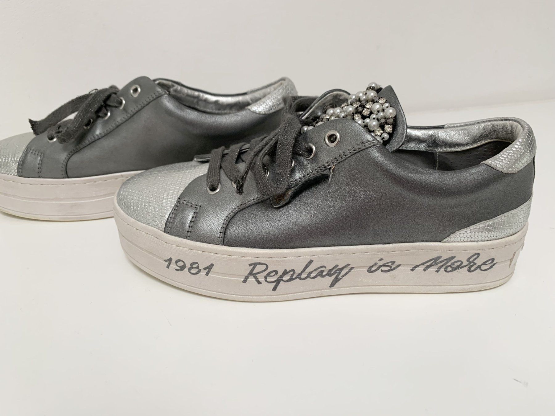 Replay Scarpe da donna: Sneaker von Replay Gr. 38 – Nuovo (secondo la descrizione) da Wil SG venduto da horizonte254 2