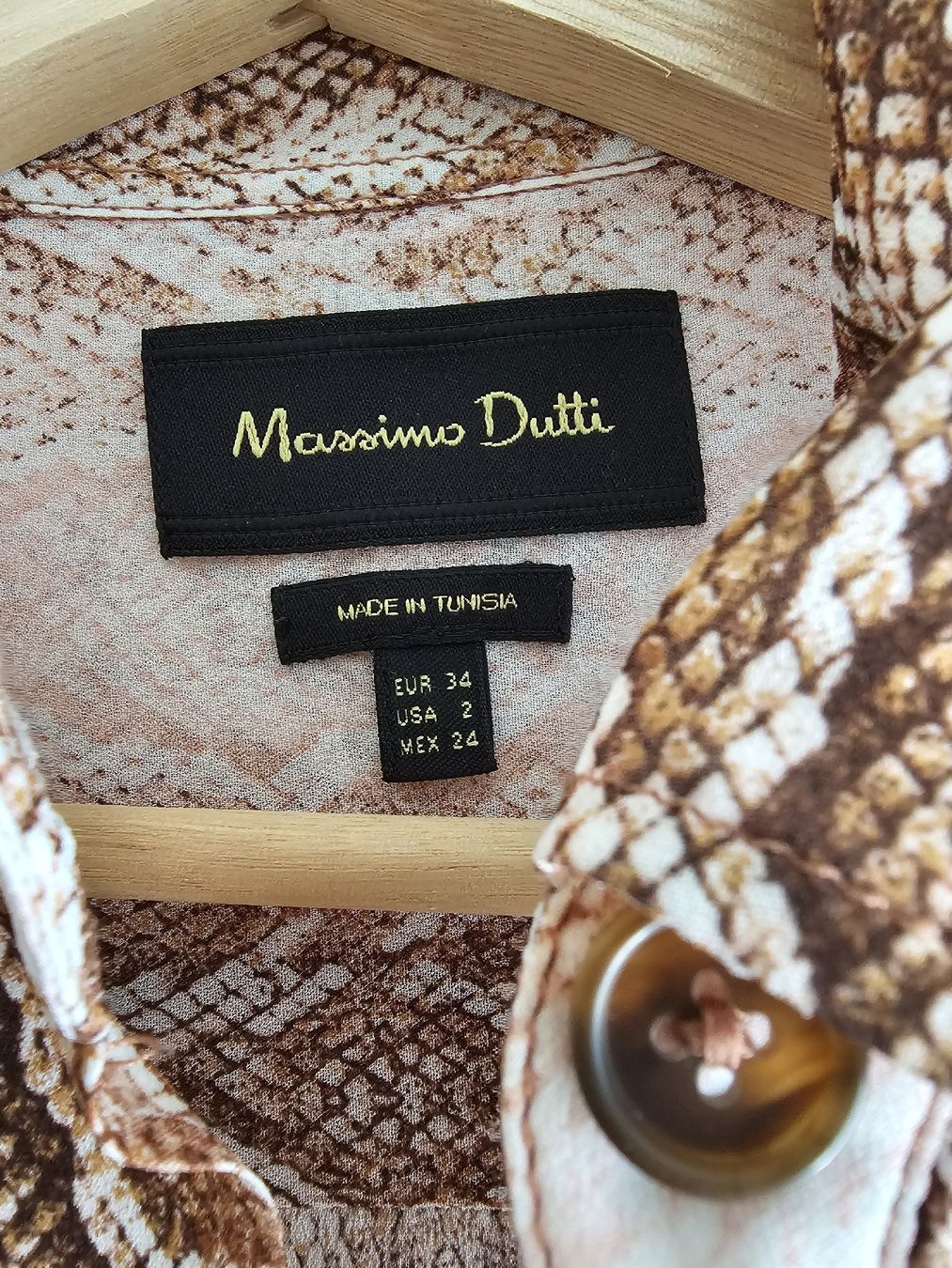 Massimo Dutti Vestiti: Massimo Dutti Snake Print Maxi Dress – Nuovo (secondo la descrizione) da Cologny venduto da Selin34 4
