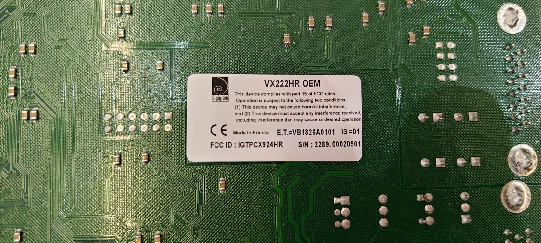 Soundkarten: Soundkarte Digigram VX222HR – Gebraucht aus Unterägeri von sumatronic 3