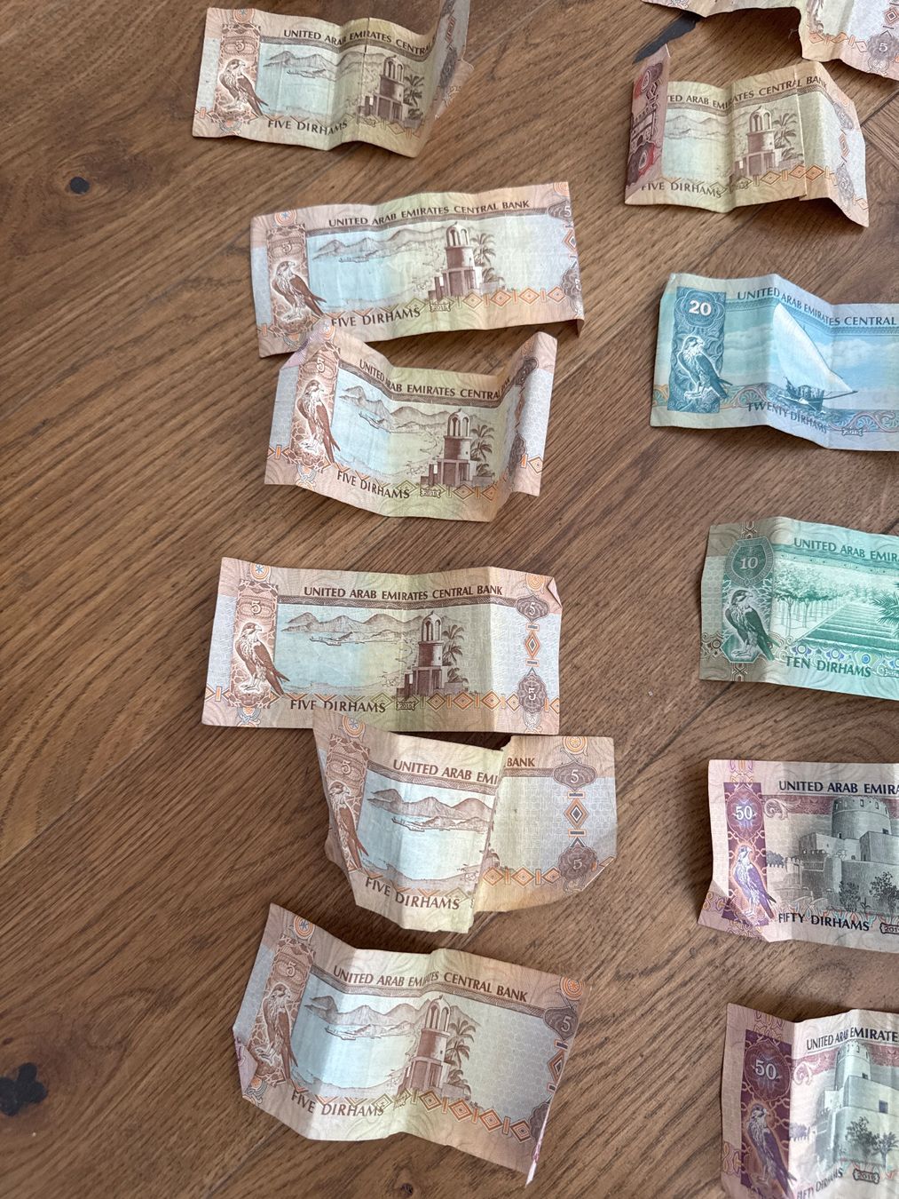 Billets de banque: VAE Dirham Scheine / Geldnoten – D'occasion à Dietlikon par HighspeedUmzug 2