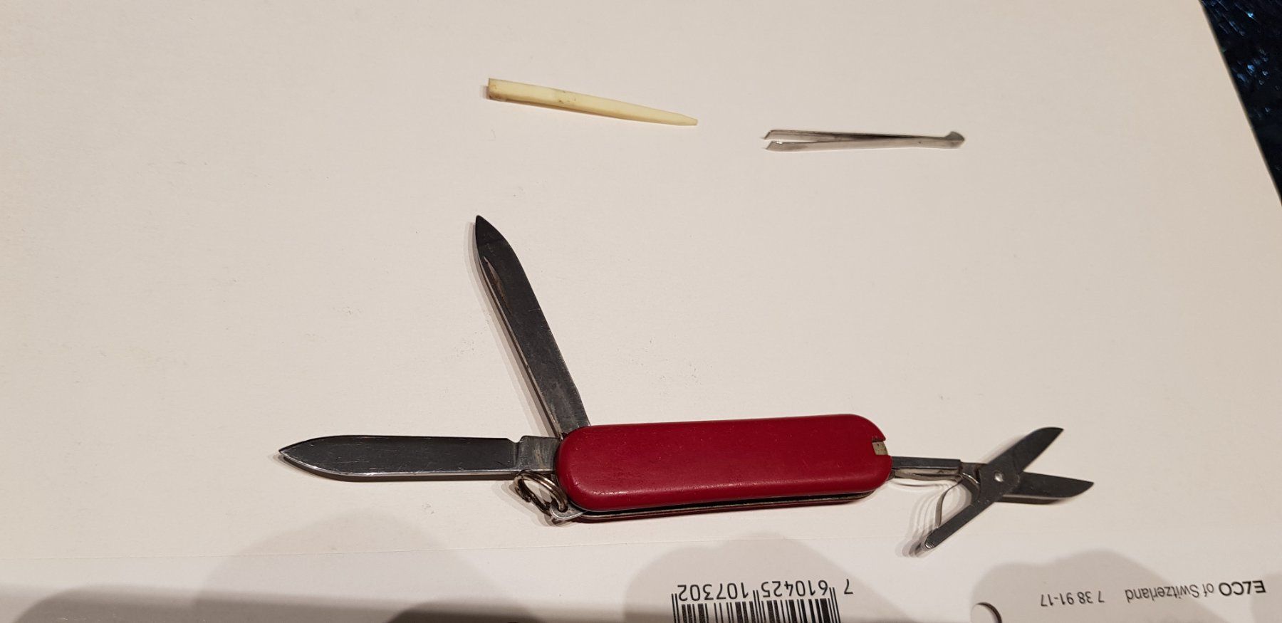 Victorinox Coltelli tascabile: Victorinox Sackmesser klein Rot matt 5 tools – Nuovo (secondo la descrizione) da Unterägeri venduto da 0alfa0