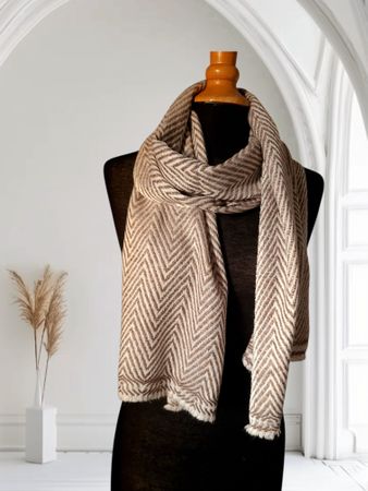 Écharpe douce en cachemire véritable, parfait pour l'hiver!