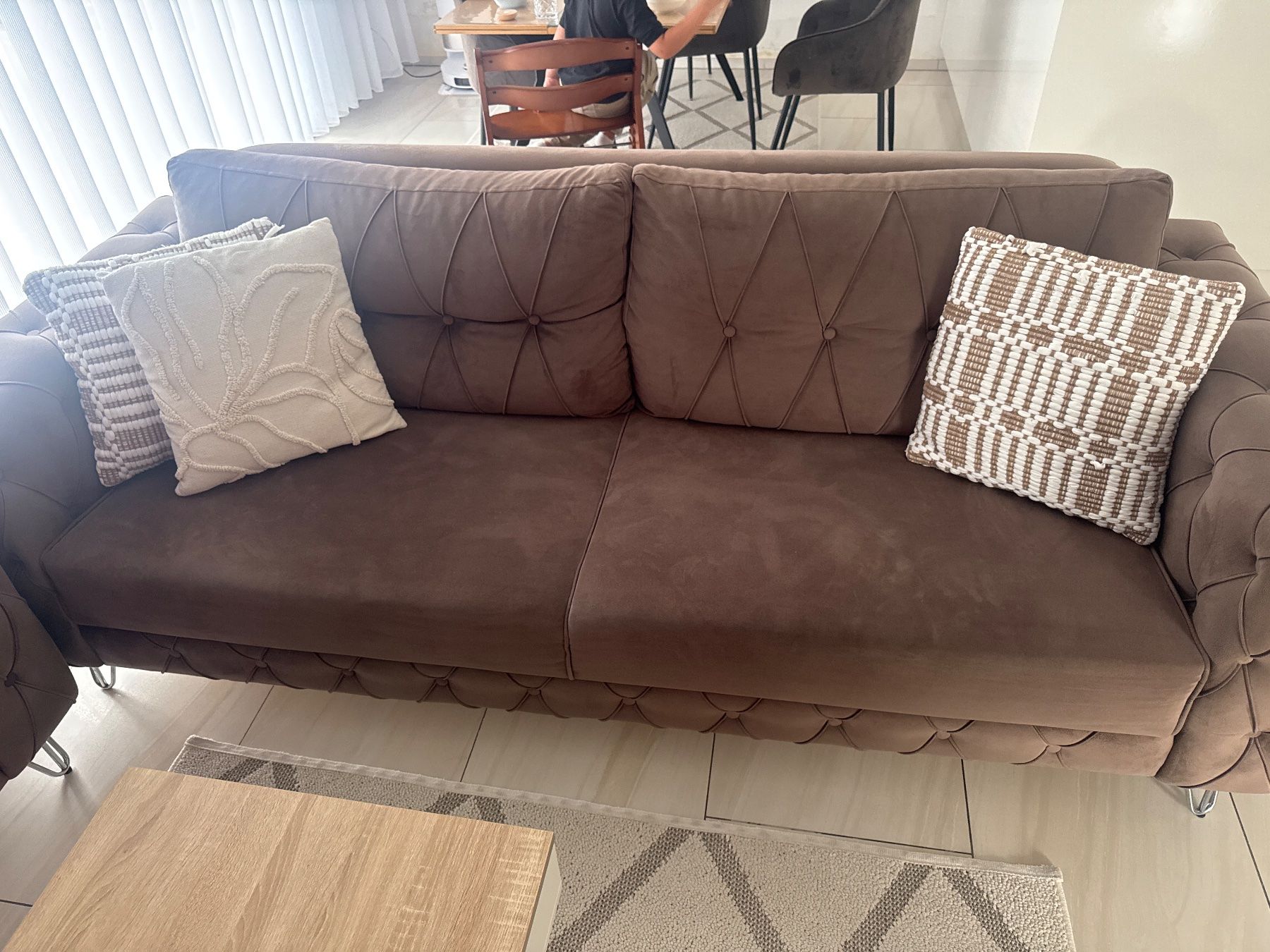 Divani: Sofa  braun gesteppt guter Zustand – Usato da Rämismühle venduto da b01l_ 2