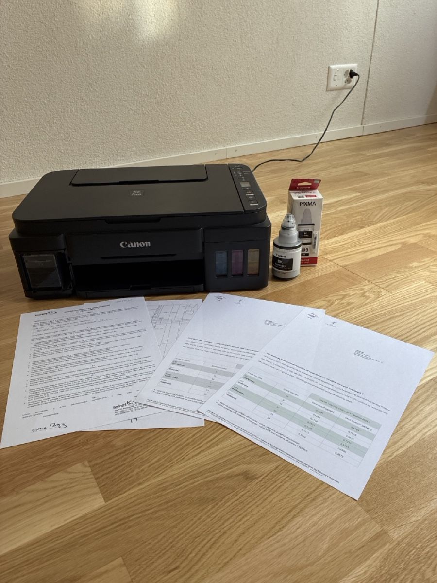Canon Imprimantes: Canon PIXMA G3411 Multifunktionsdrucker + Tinte – D'occasion à Zürich par ask_b2fv
