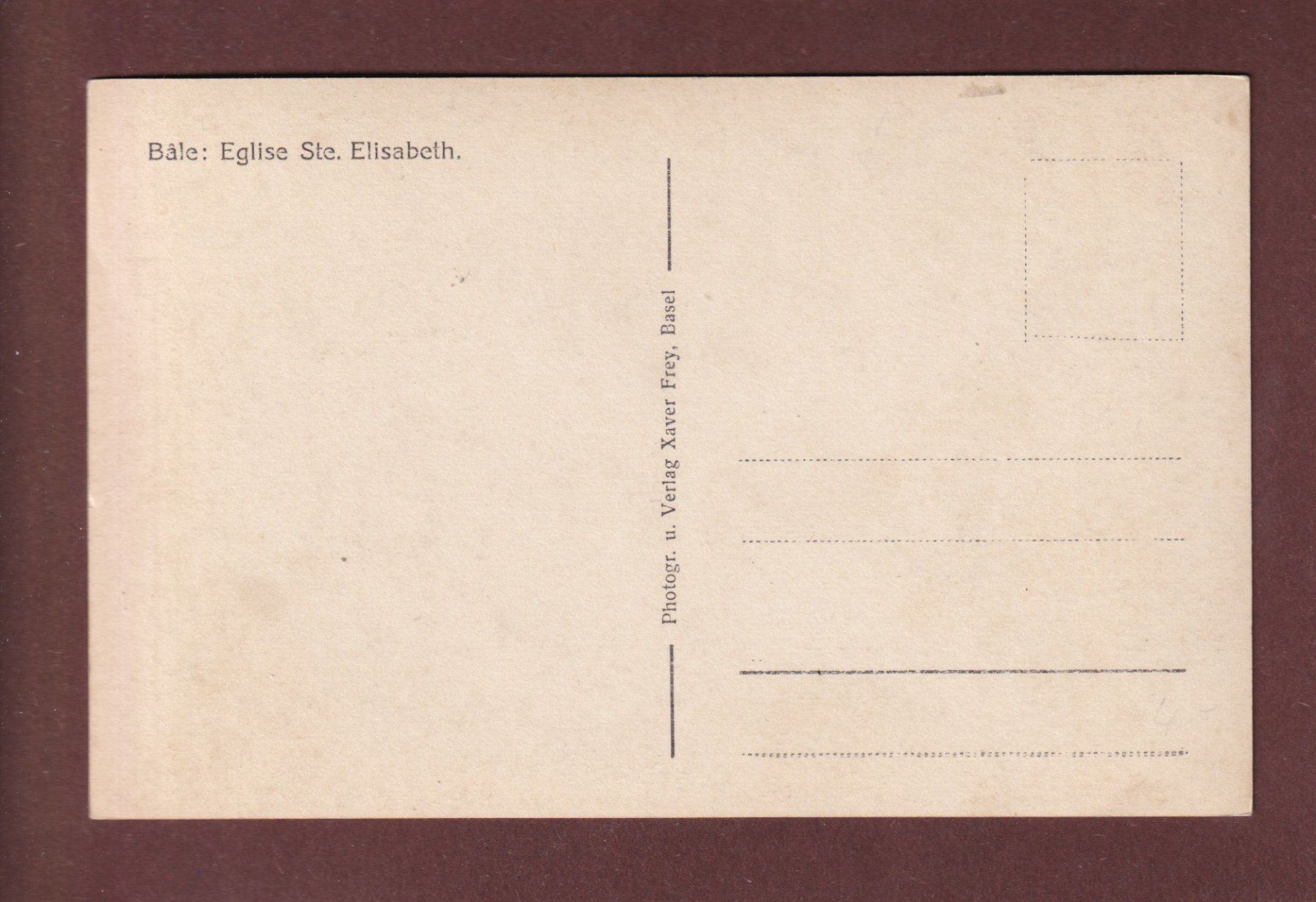 Cartoline postali: BASEL - Elisabethenkirche – Usato da Pully venduto da nicecards-shop 1