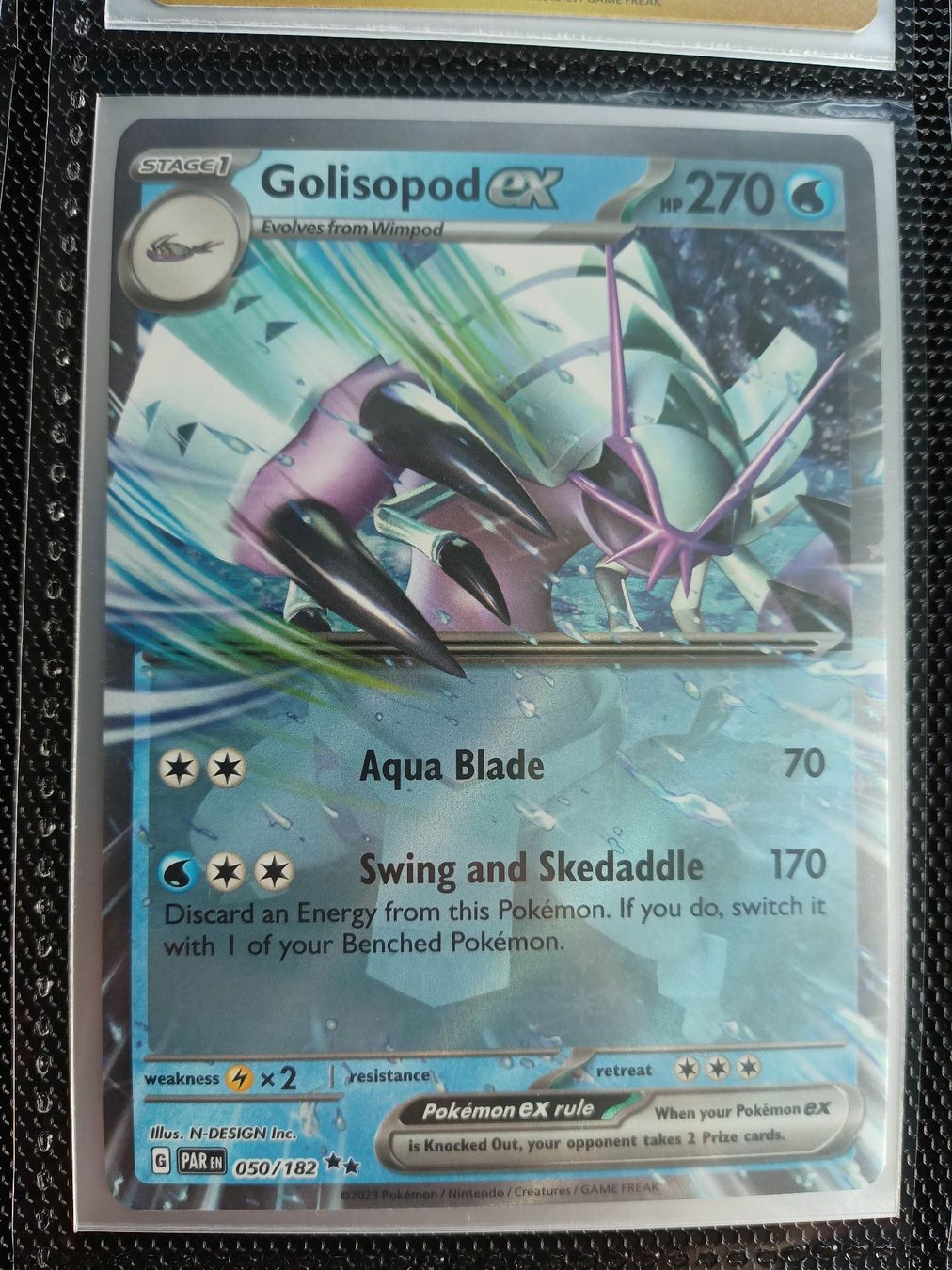 Pokémon Carte collezionabili: Golisopod ex - Paradox Rift Pokemon Englisch – Usato da Altstätten SG venduto da GGsGameshop