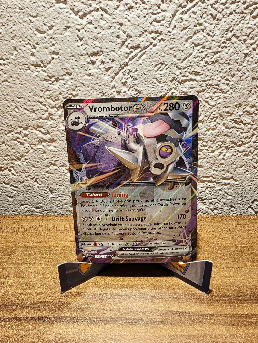 Pokémon Carte collezionabili: Vrombotor EX 156/197 Flammes Obsidiennes – Nuovo (secondo la descrizione) da Turin (Salins) venduto da Meeelll01