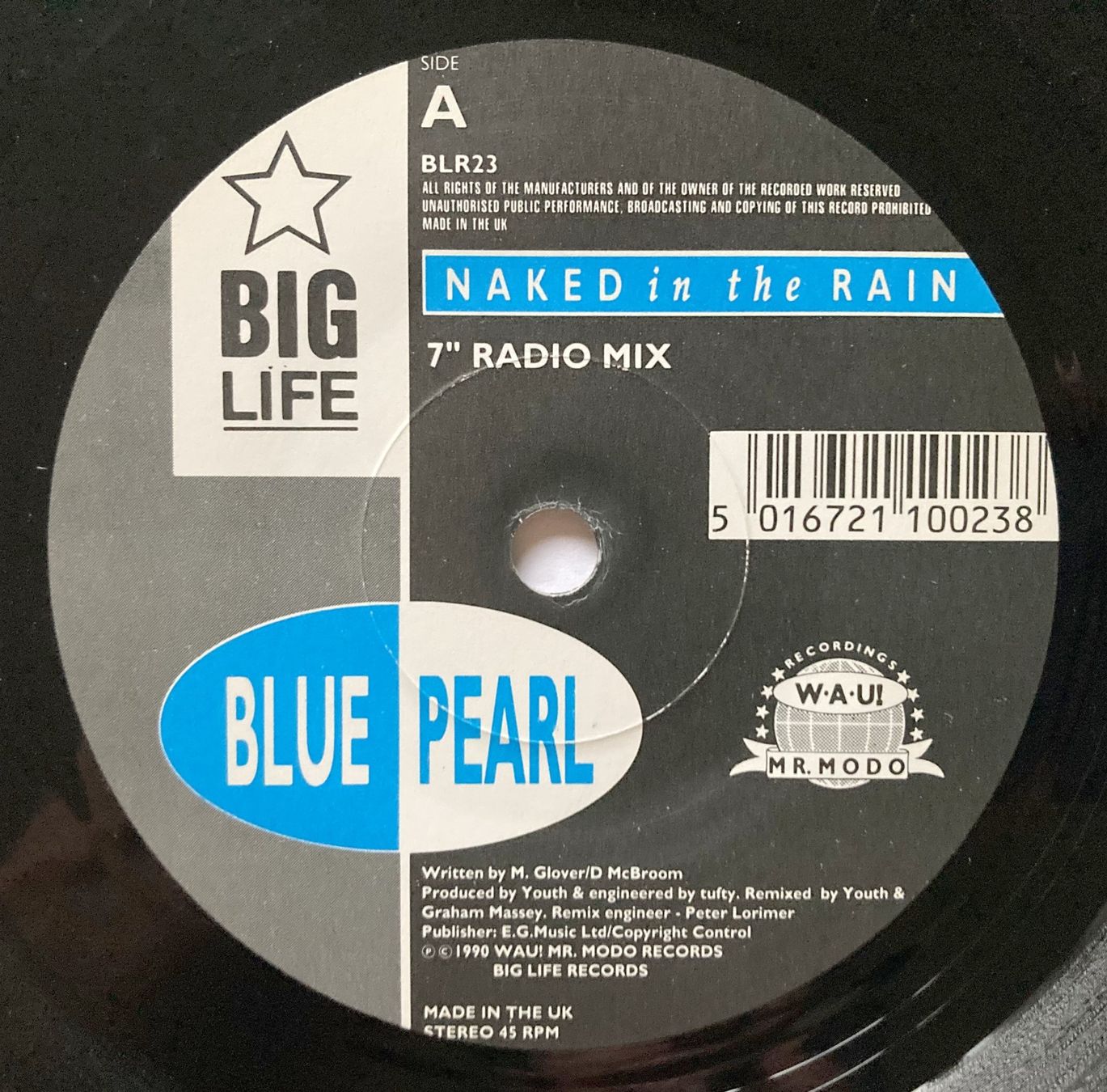 Dischi in vinile: BLUE PEARL - NAKED IN THE RAIN – Usato da Bottens venduto da hotter-than-hell 2
