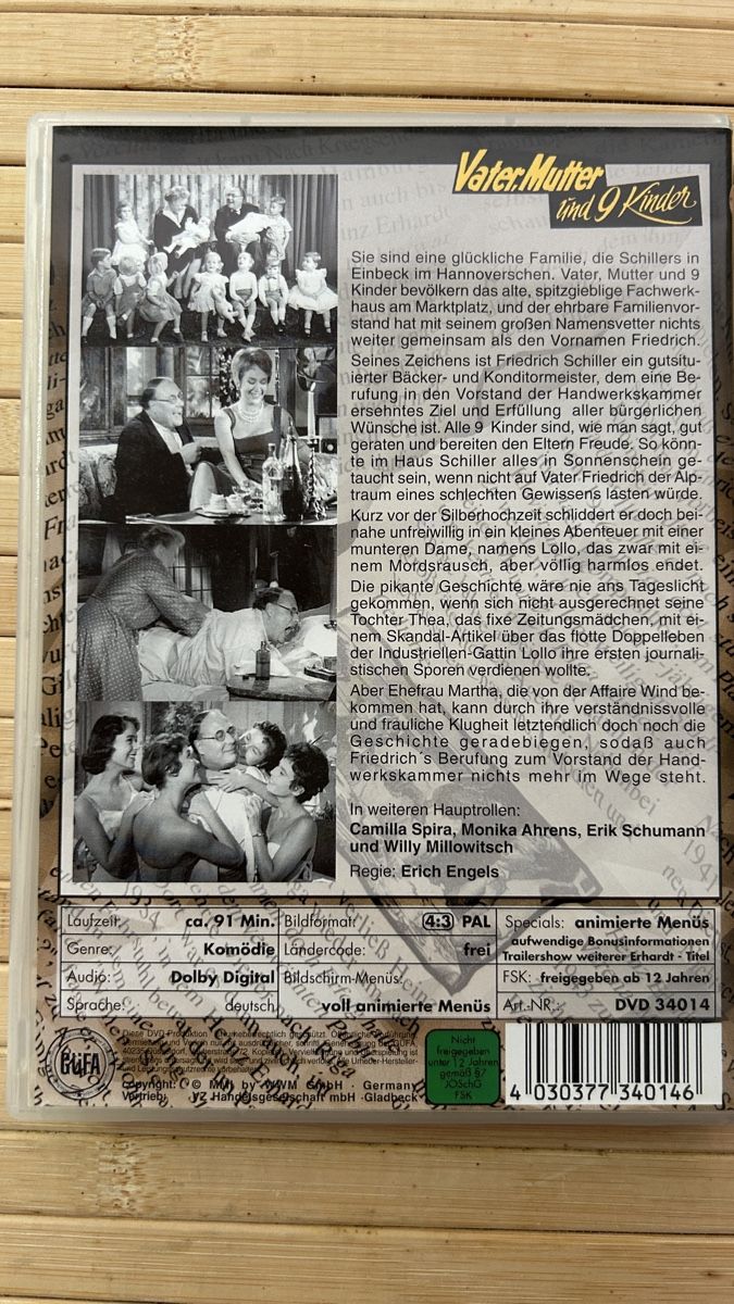 Tous les DVDs: DVD Kollektion Heinz Erhardt – Neuf (Voir description) à Erlinsbach par Basi67 3