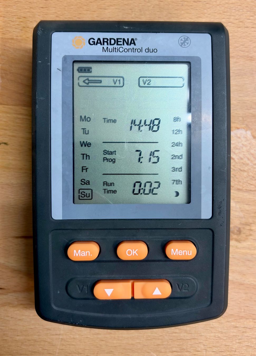 Gardena Tutti gli attrezzi: Bewässerungscomputer GARDENA MultiControl duo & Regensensor – Usato da Arni AG venduto da CLIMBIM 1