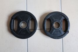 Hantelscheiben 50 mm | Guss gummiert 2x 5 kg