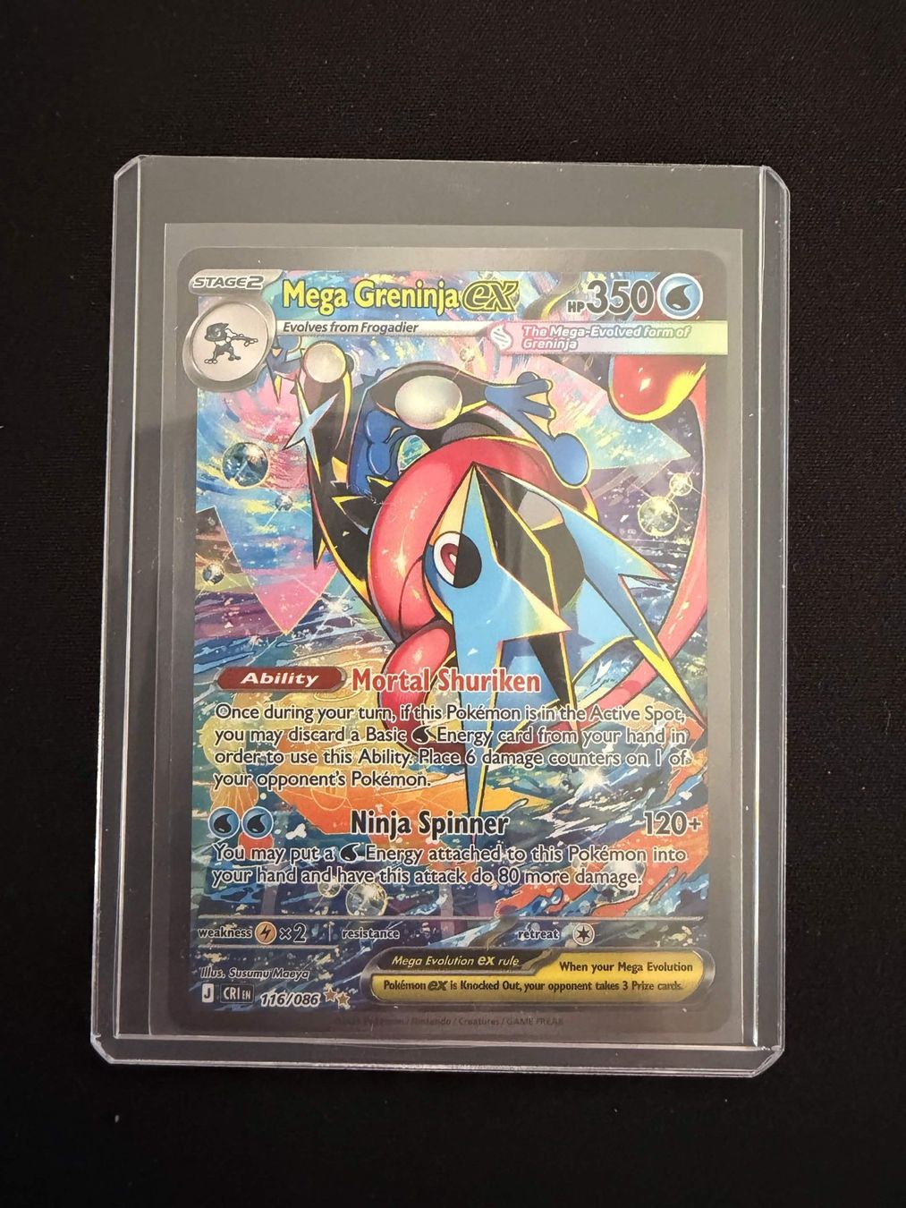 Pokémon Carte collezionabili: Mega Greninja ex 116/086 Chaos Rising – Nuovo (secondo la descrizione) da Lausanne venduto da mal_2nl5 2