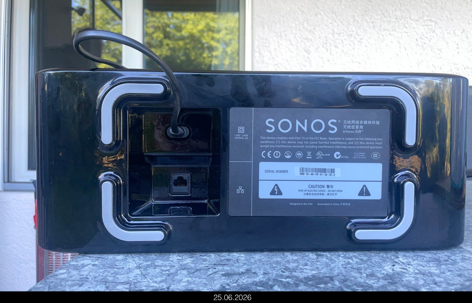Sonos Lautsprecher: Sonos SUB Subwoofer schwarz – Gebraucht aus Zürich von Aae 1