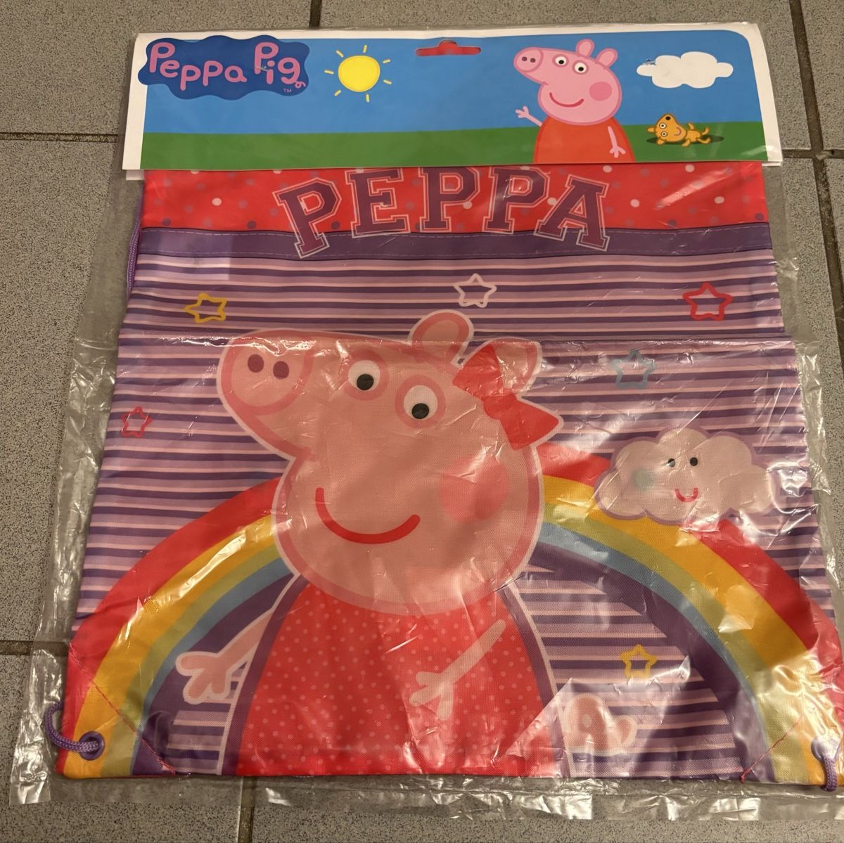 Borse & Zaini: Peppa Pig Turnbeutel, neu – Nuovo e nell'imballaggio originale da Jegenstorf venduto da Annina0506