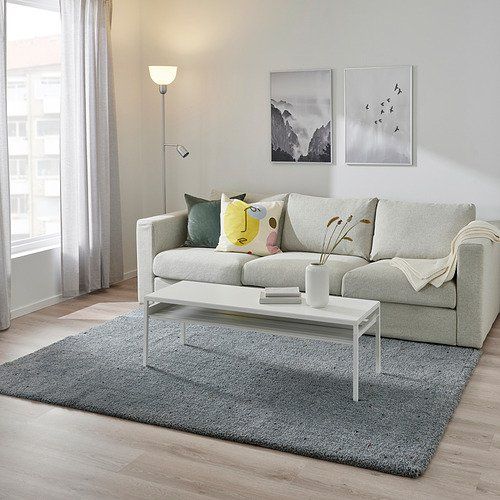 Ikea Tappeti: IKEA SPENTRUP Tepp lfl 160x230 hell grautürkis/Punkte – Nuovo e nell'imballaggio originale da Rothenburg venduto da IKEA_Rothenburg 2