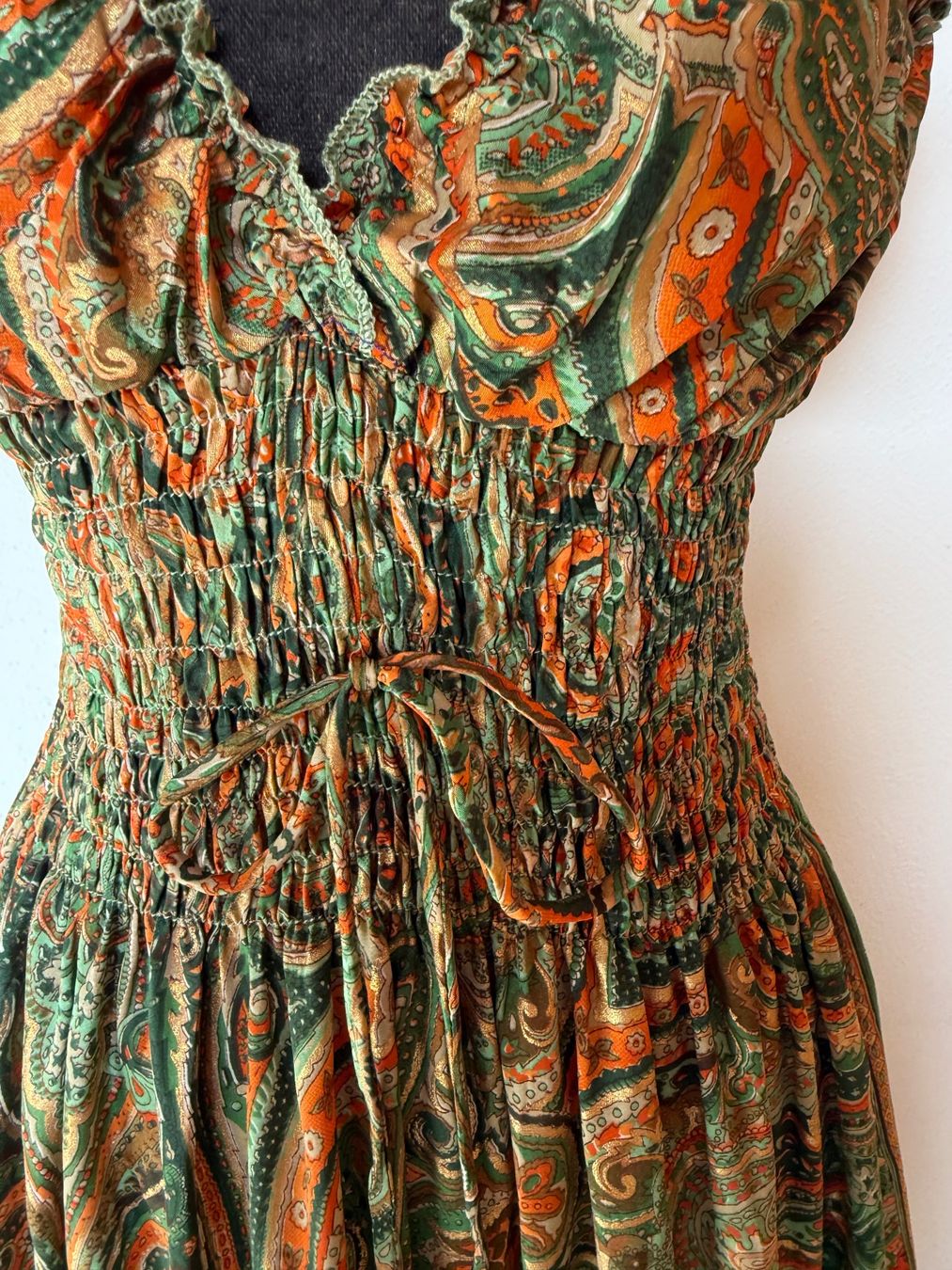 Vestiti: Boho Maxi Stufenkleid aus Seide – Nuovo (secondo la descrizione) da Sigriswil venduto da ck56 3