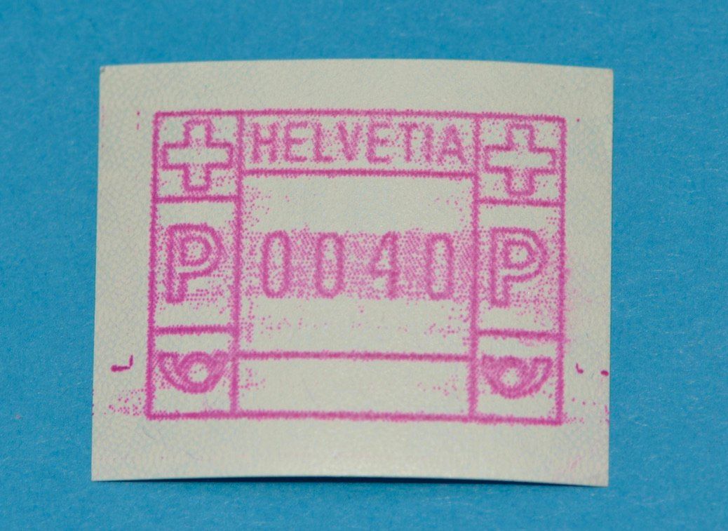 Tutti i francobolli: Briefmarke Automat 40 Helvetia – Nuovo (secondo la descrizione) da Niederscherli venduto da lama8567