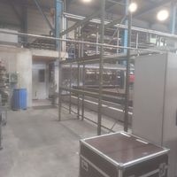 Paletten Gestell Länge 285x Tiefe 80x Höhe 350cm