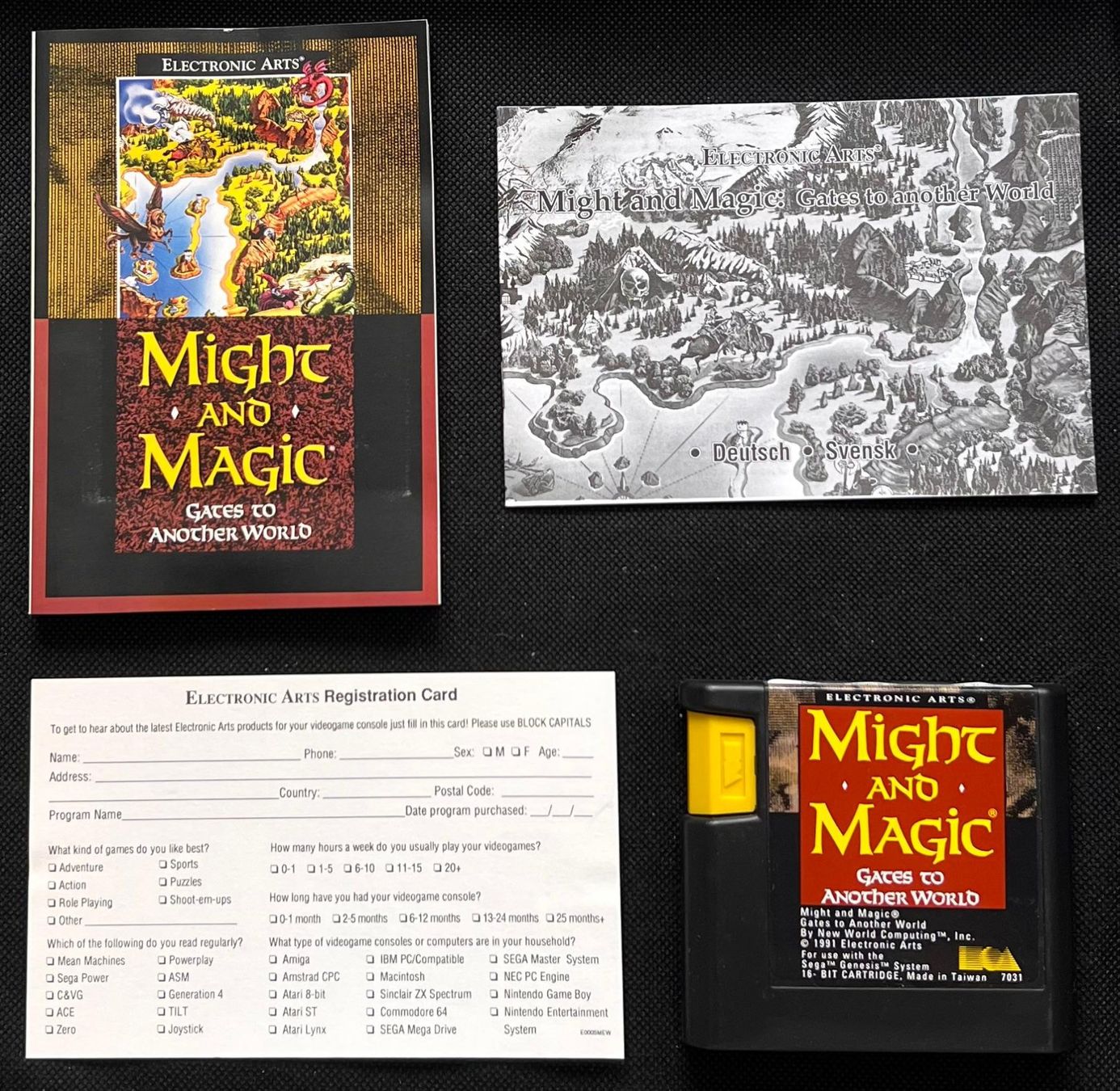 Giochi: Might & Magic - Gates to Another World Sega Mega Drive – Usato da Schachen LU venduto da retrogamer 2