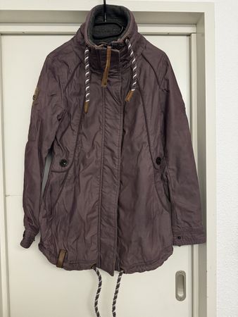 Naketano Übergangsjacke, Damen, S, aubergine, neuwertig