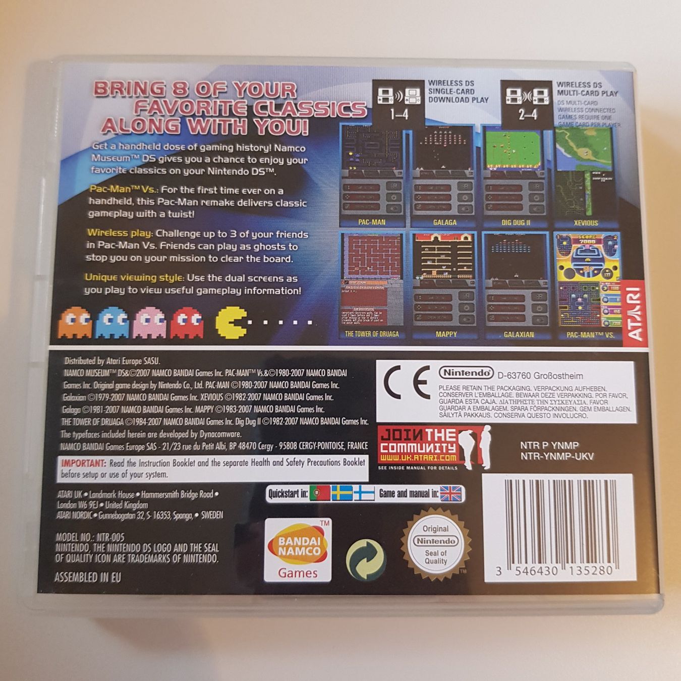 Nintendo Spiele: Namco Museum DS – Gebraucht aus Münchenstein von 2DGames 1