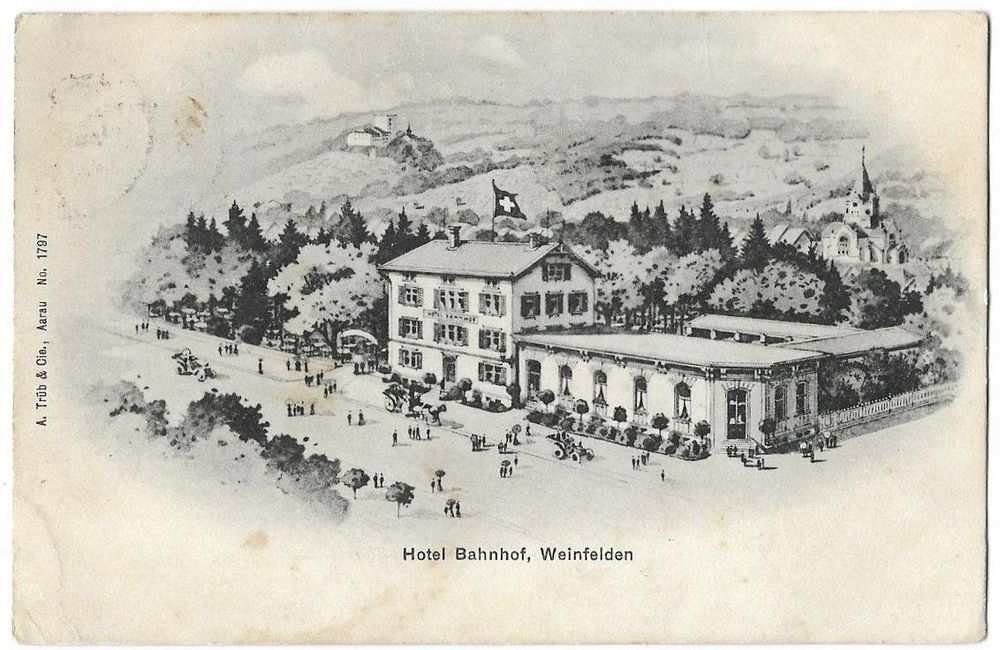 Weinfelden Hotel Bahnhof Animiert 1907 Kaufen Auf Ricardo