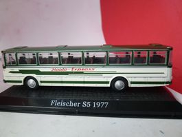 Bus - Fleischer S5 . 1977 - schönes Modell in Box von Atlas