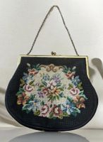 Vintage Gobelin Abendtasche 16 × 14 cm
