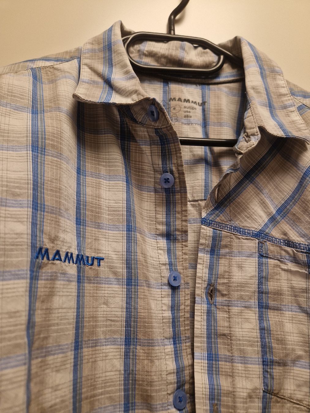 Mammut Camicie: MAMMUT Hemd Kurzarm kariert Grösse L – Usato da Binningen venduto da Daja75 3
