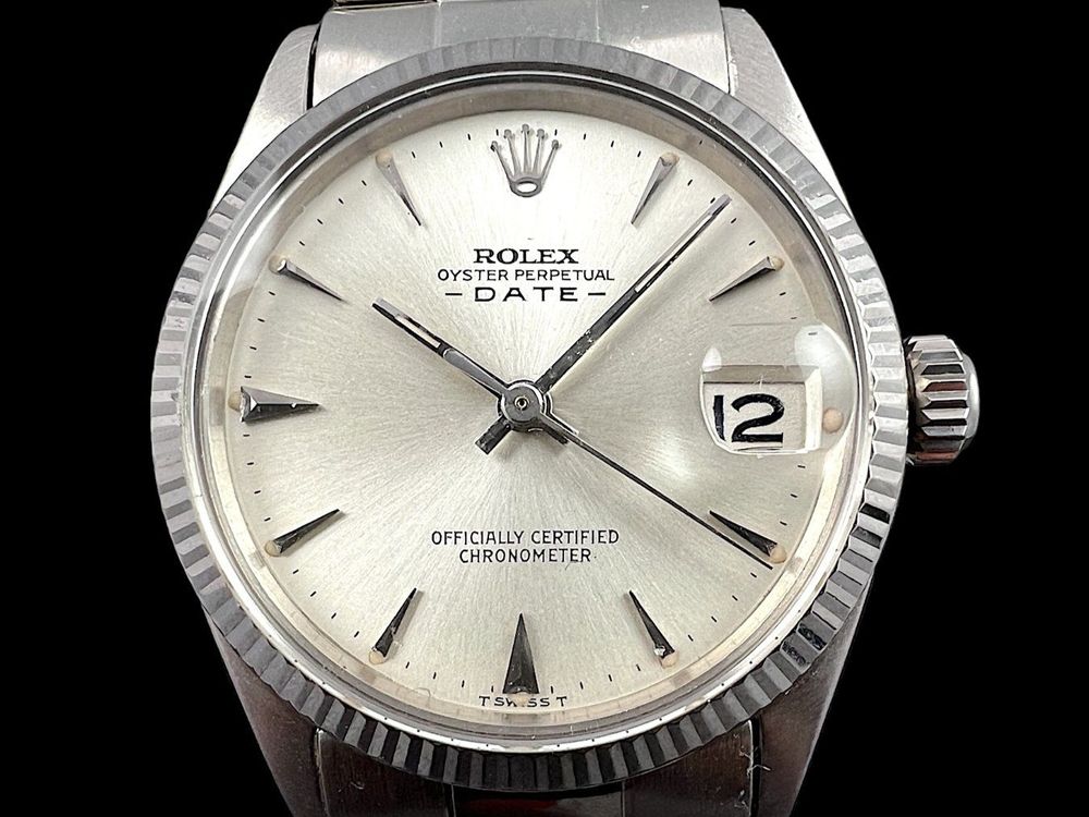 Rolex Orologi: Rolex Oyster Date Weissgold 18k 1961 Automatic 31mm *U871 – Usato da Zürich venduto da GalerieInauen 1