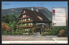 Goldau, Gasthaus zum Bauernhof mit Rigi-