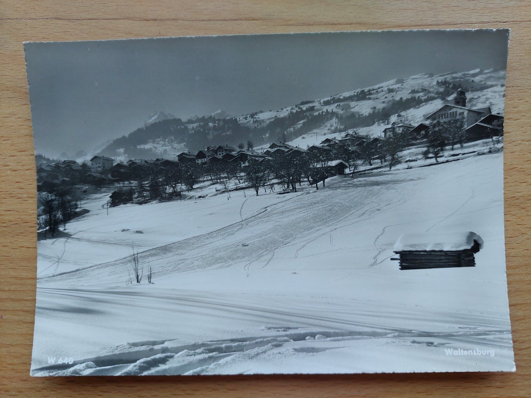 Cartoline postali: AK Waltensburg GR im Winter – Usato da Obfelden venduto da Foto_Bild_Kunst_Buch