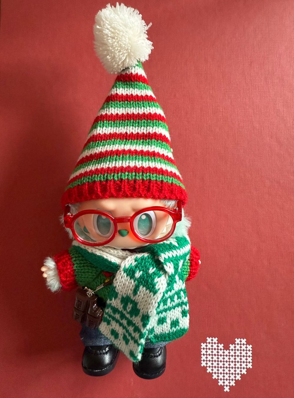 Pop Mart Statuette: Authentic custom Labubu SERENITY  Christmas is coming – Nuovo (secondo la descrizione) da Airolo venduto da MomTheBraggerStudio 3