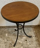 Vintage Beistelltisch, Ablage aus Holz und Metall