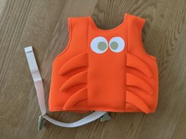 neuwertige Schwimmweste sunnylife Orange Krebs 1-2 jahre