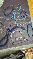 Schmuck Konvolut blau Diverse