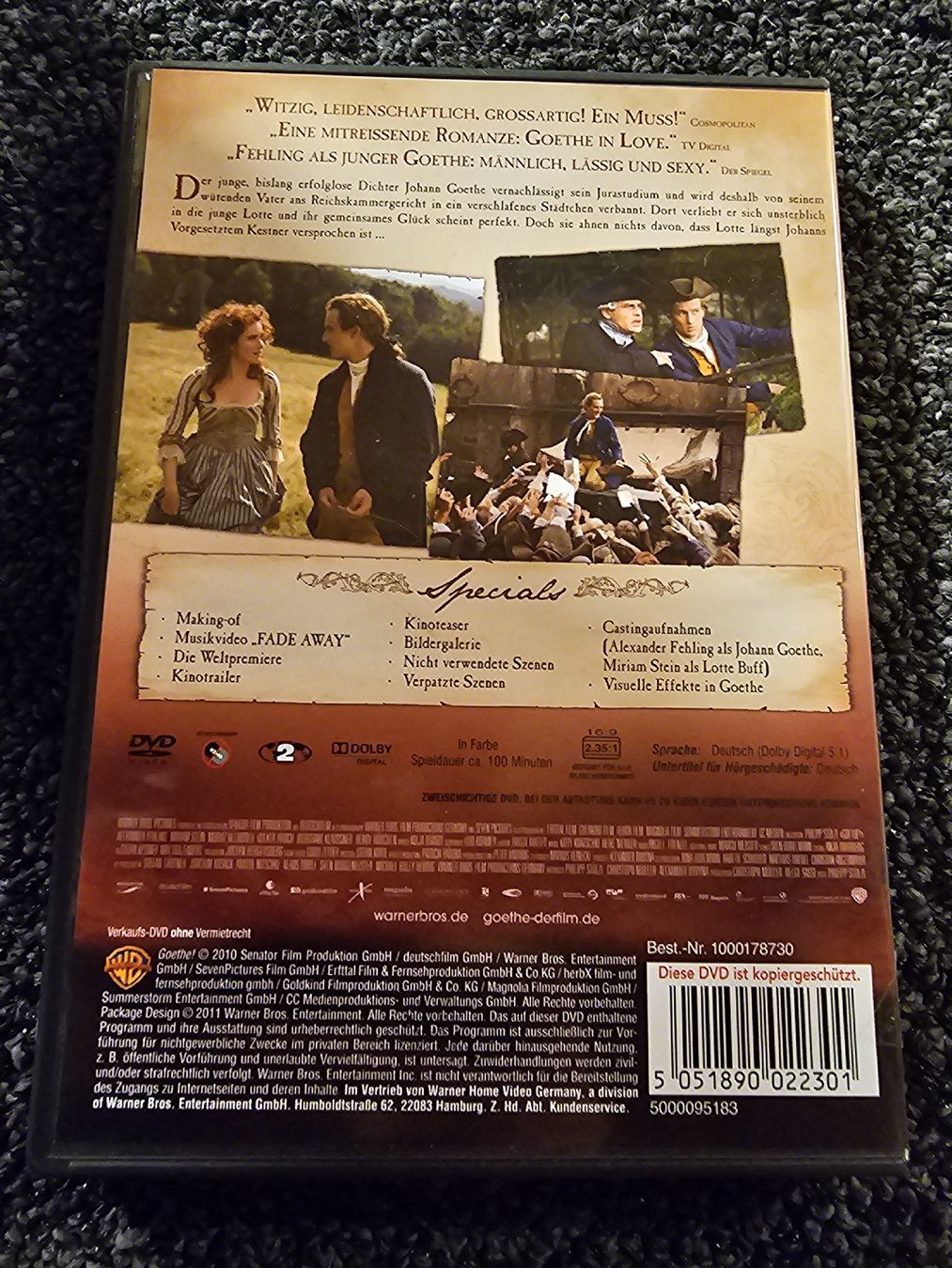 Alle DVDs: Goethe! DVD (18253) – Gebraucht aus Ruswil von jan_bxl5 1