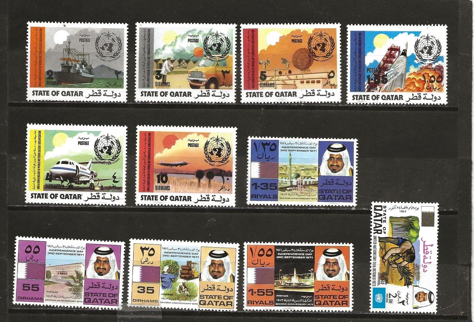 Alle Briefmarken: Qatar 1973... lot – Gebraucht aus Sion von PierreP01