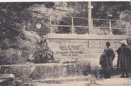 Alte Ansichtskarte Quelle St. Odilien, Mont St. Odile 1922