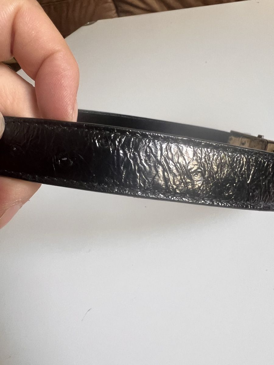 Gucci Cinture: Gucci Talliengürtel Lack schwarz  – Usato da Solothurn venduto da Brini06 3