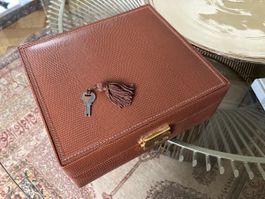 Wunderbare Uhrenbox für 8 Uhren, lizard, unbenutzt, so edel!