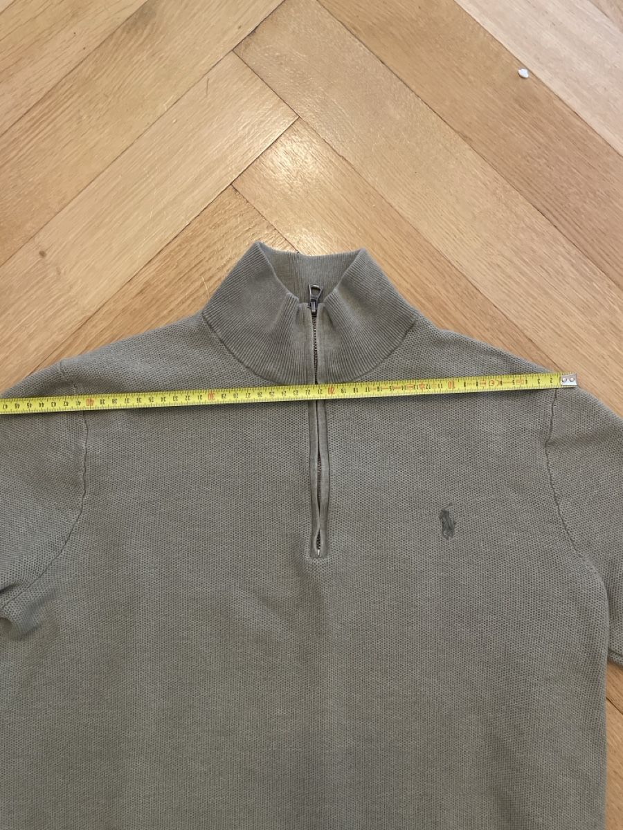 Ralph Lauren Pullover & Sweatshirts: Pull Ralph Lauren olive, fermeture éclair – Gebraucht aus Genève von Videdress22 4