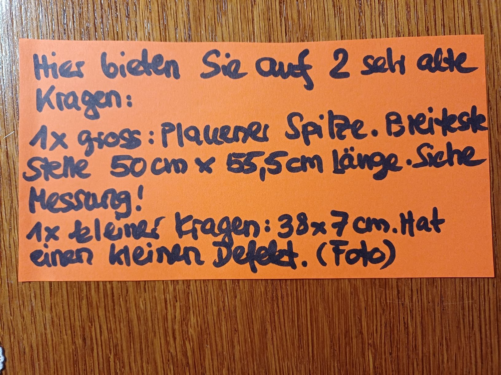 Stoffe: 2 sehr alte Spitzen-Kragen – Gebraucht aus Gächliwil von lesidees 8